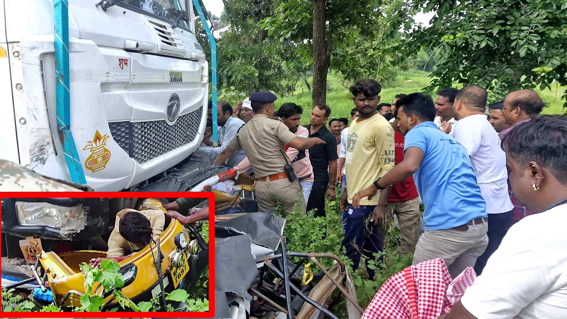 Damoh-Katni Road Accident : ऑटो और ट्रक की टक्कर में सात की मौत, तीन लोग गंभीर, समन्ना गांव में हुआ हादसा